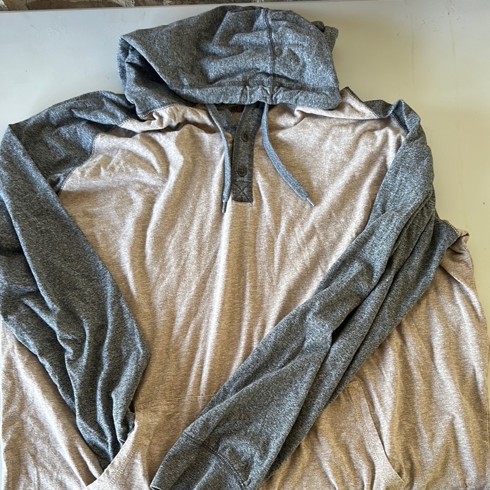 The Foundry Supply Co Gray and Tan Sweatshirts